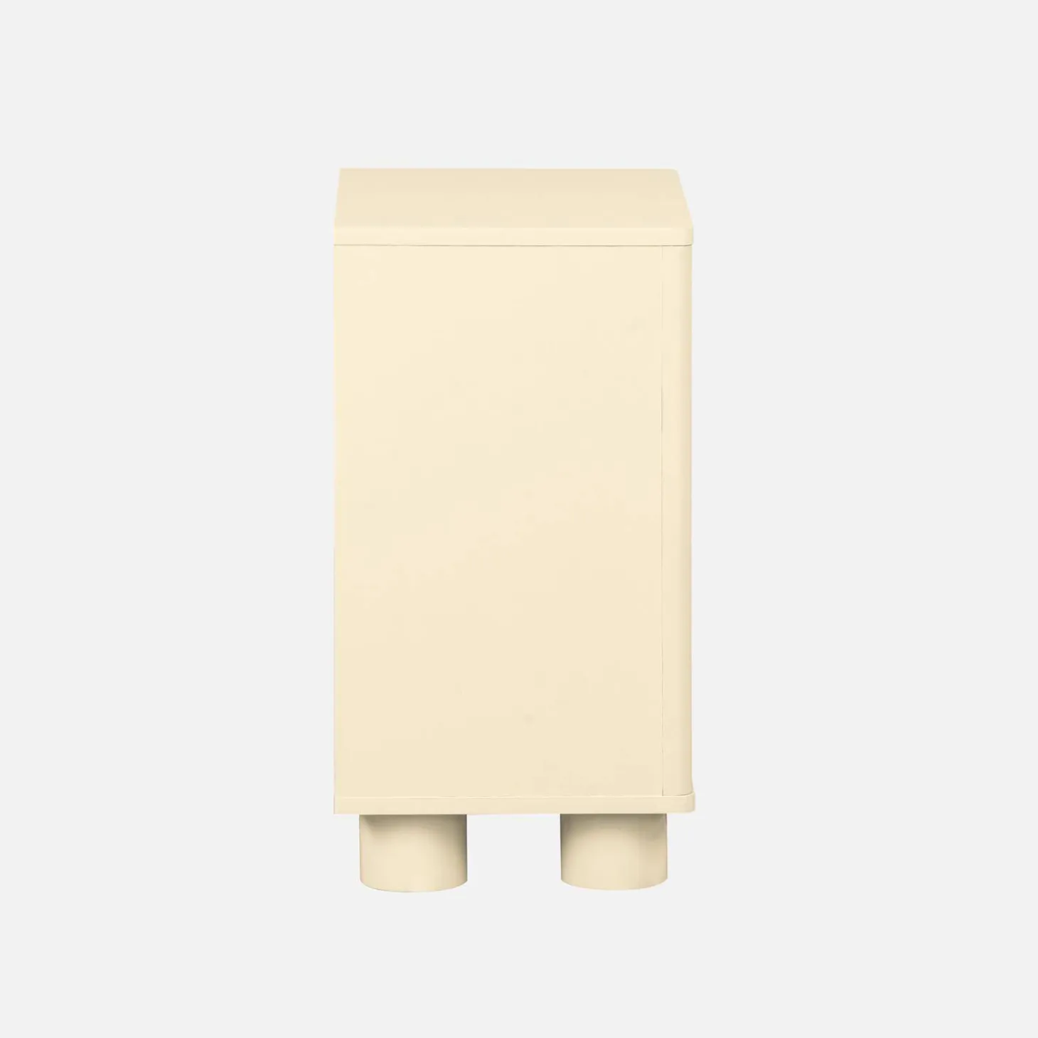 Nachtkastjes houtdecor 1 omkeerbare deur (set van 2)