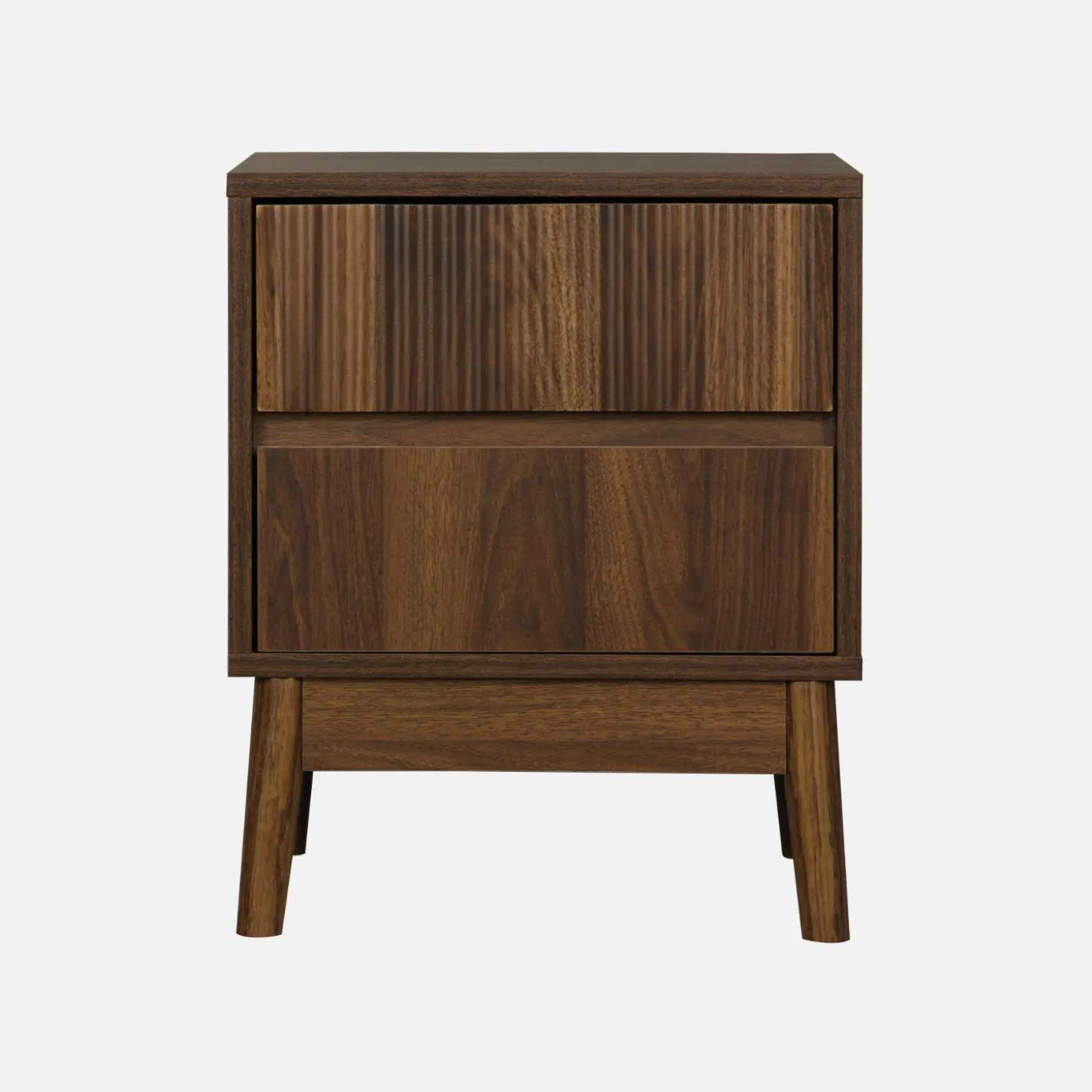 Nachtkastje, walnoothout decor, Linear, L 40 x B 39 x H 48cm