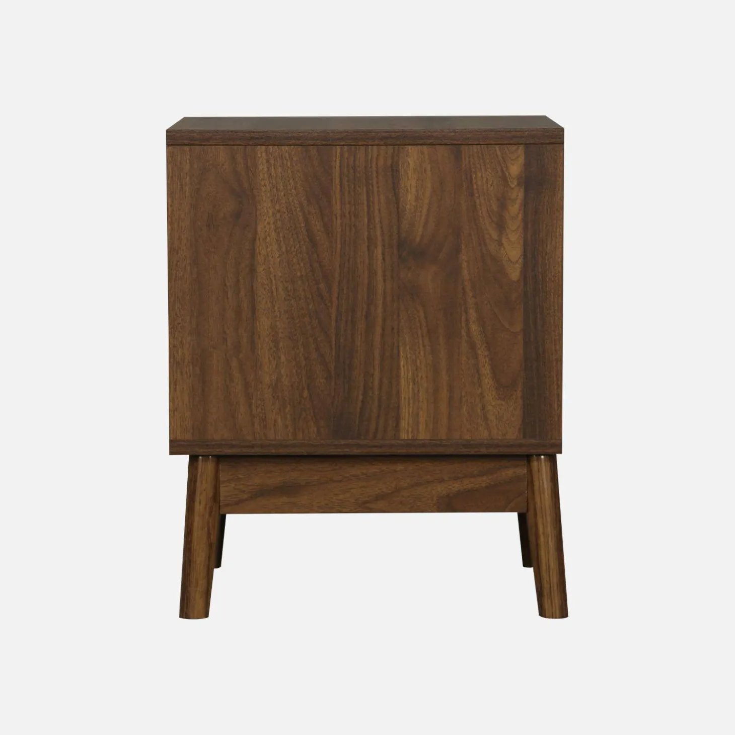 Nachtkastje, walnoothout decor, Linear, L 40 x B 39 x H 48cm