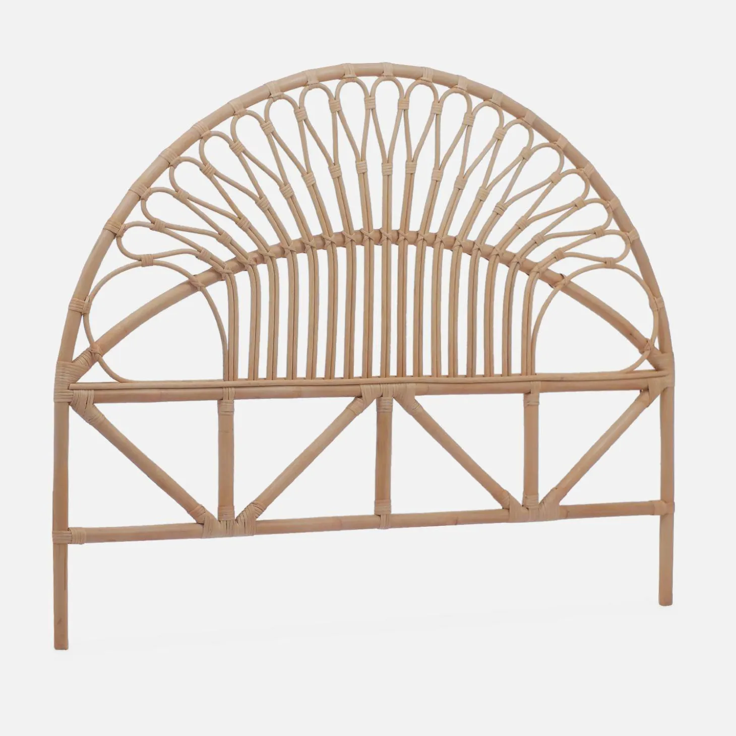 Natuurlijk rotan hoofdbord