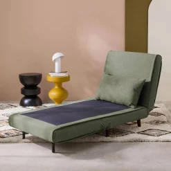 Omvormbare fauteuil stof houten frame 1 zitplaats
