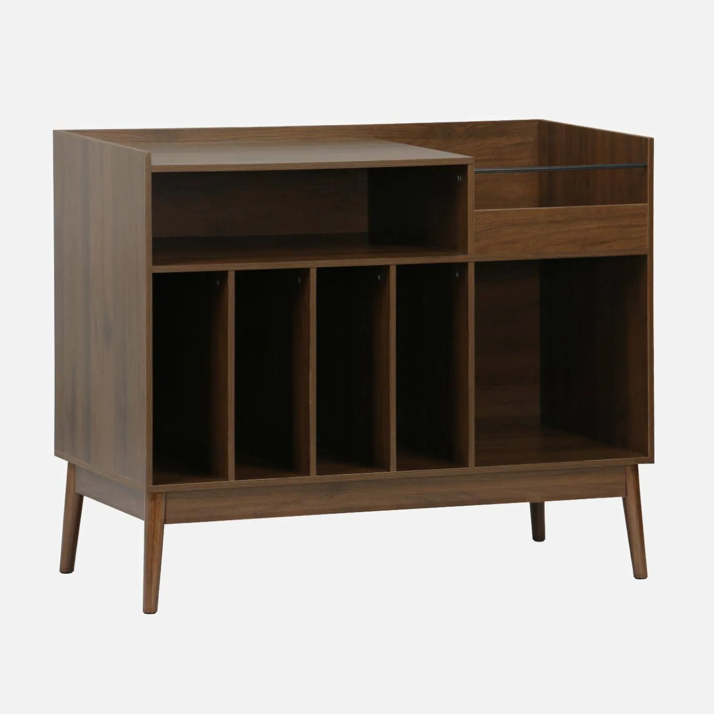 Opbergmeubel met houtdecor