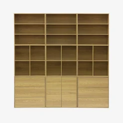 Opbergmodule decor houtdecor 3 lades 70cm