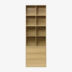 Opbergmodule decor houtdecor 3 lades 70cm