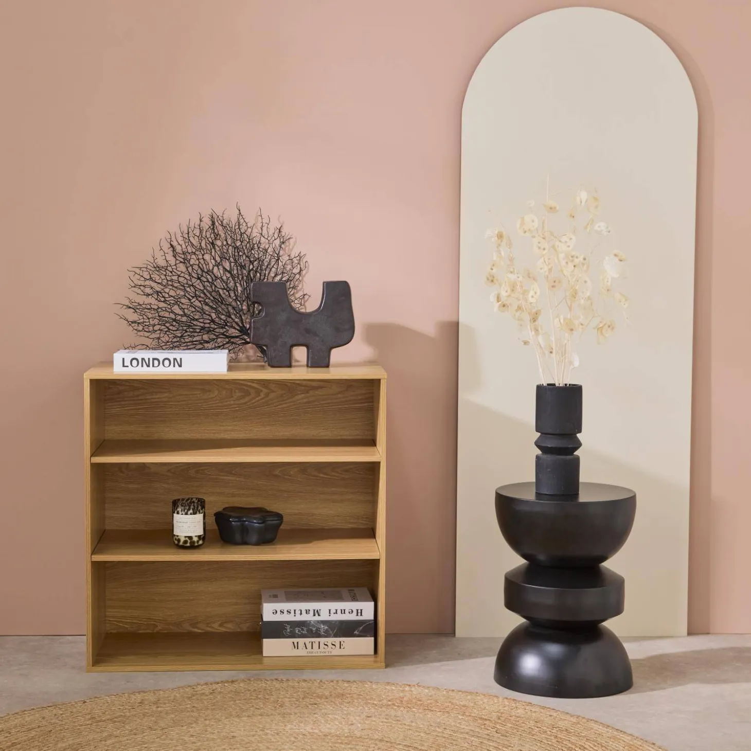 Opbergmodule decor houtdecor 2 planken 70cm