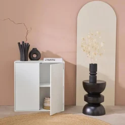 Opbergmodule houtdecor 2 deuren 70cm