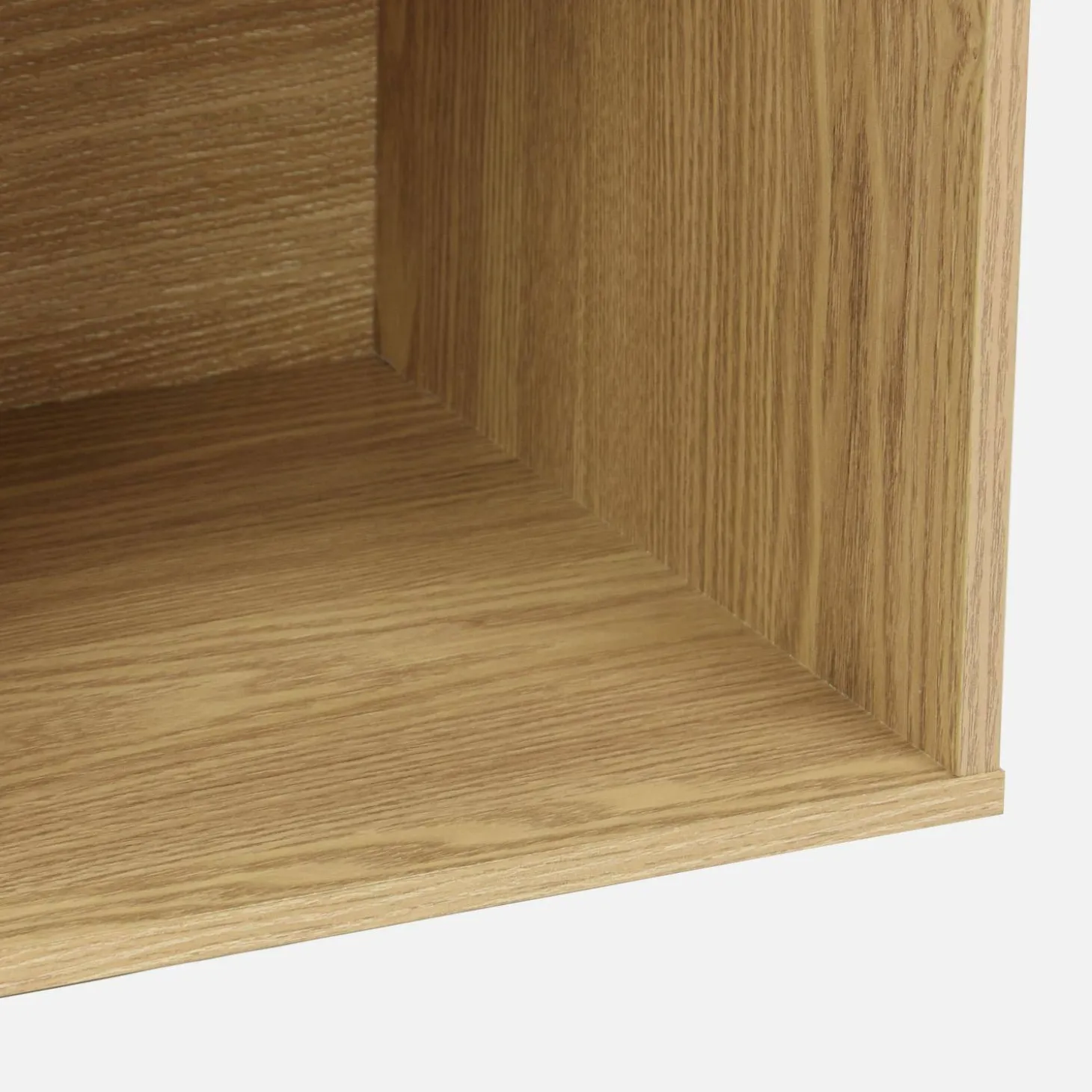 Opbergmodule houtdecor 4 vakken 70cm