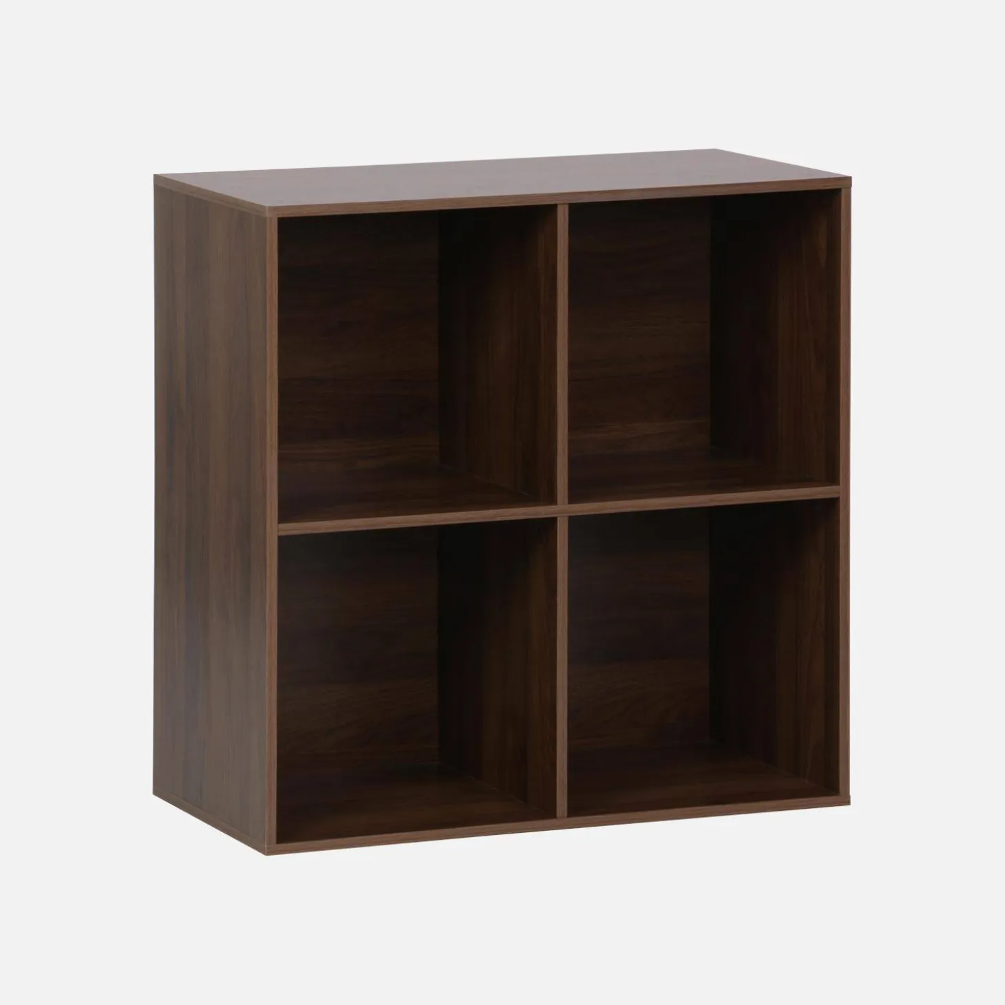 Opbergmodule houtdecor 4 vakken 70cm