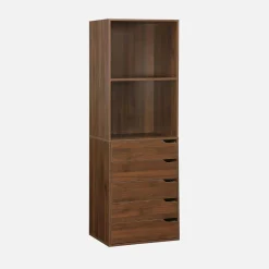 Open kledingkast 4 modulaire modules 9 lades hangruimtes vakken