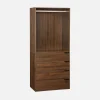 Open kledingkast module hangruimte en 4 lades