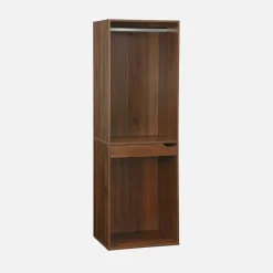Open kledingkast module met hangruimtes