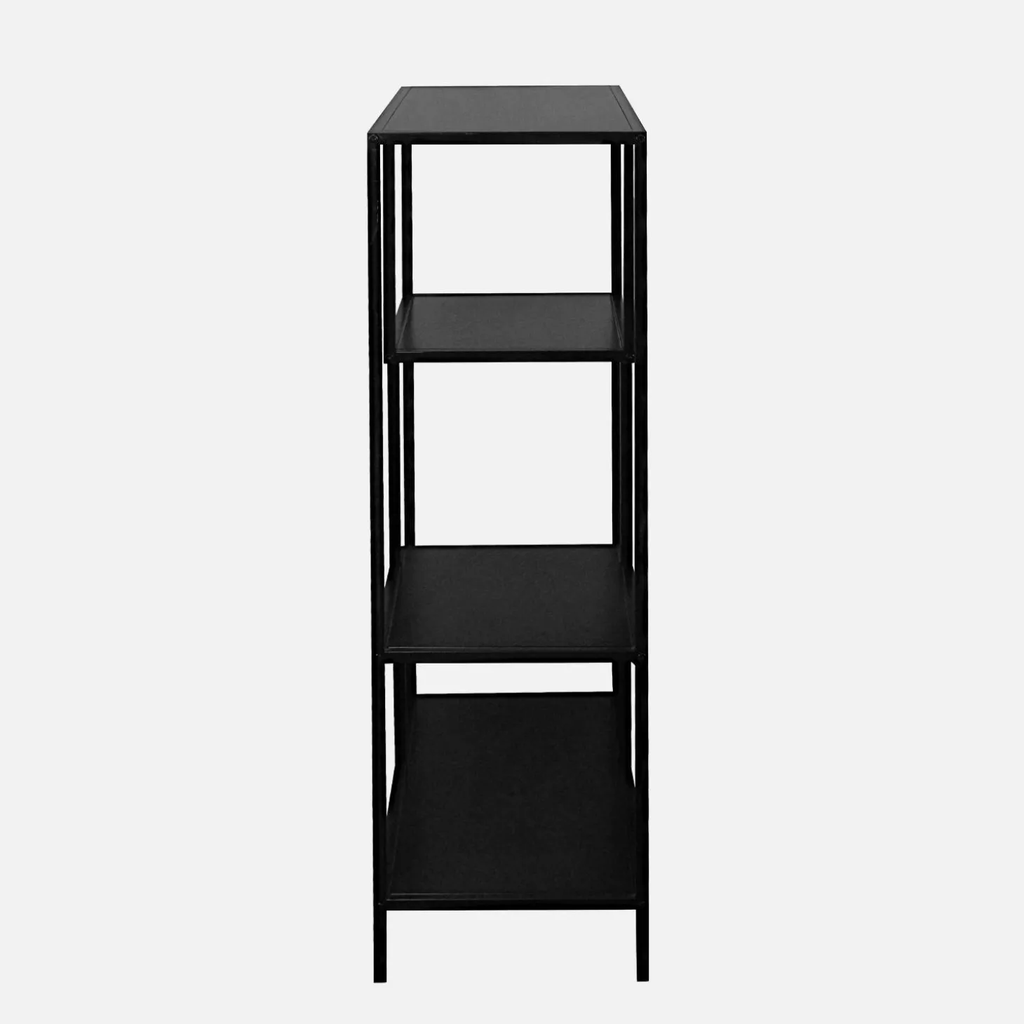 Open wandkast asymmetrisch 4 vakken metaal 69cm