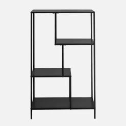 Open wandkast asymmetrisch 4 vakken metaal 69cm