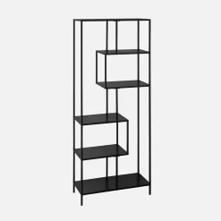 Open wandkast asymmetrisch 6 vakken metaal 77cm