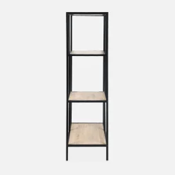 Open wandkast metaal asymmetrisch 4 vakken 69cm