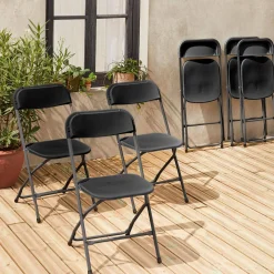 Opklapbare receptie stoel (set van 6)