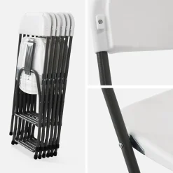 Opklapbare receptie stoel (set van 6)