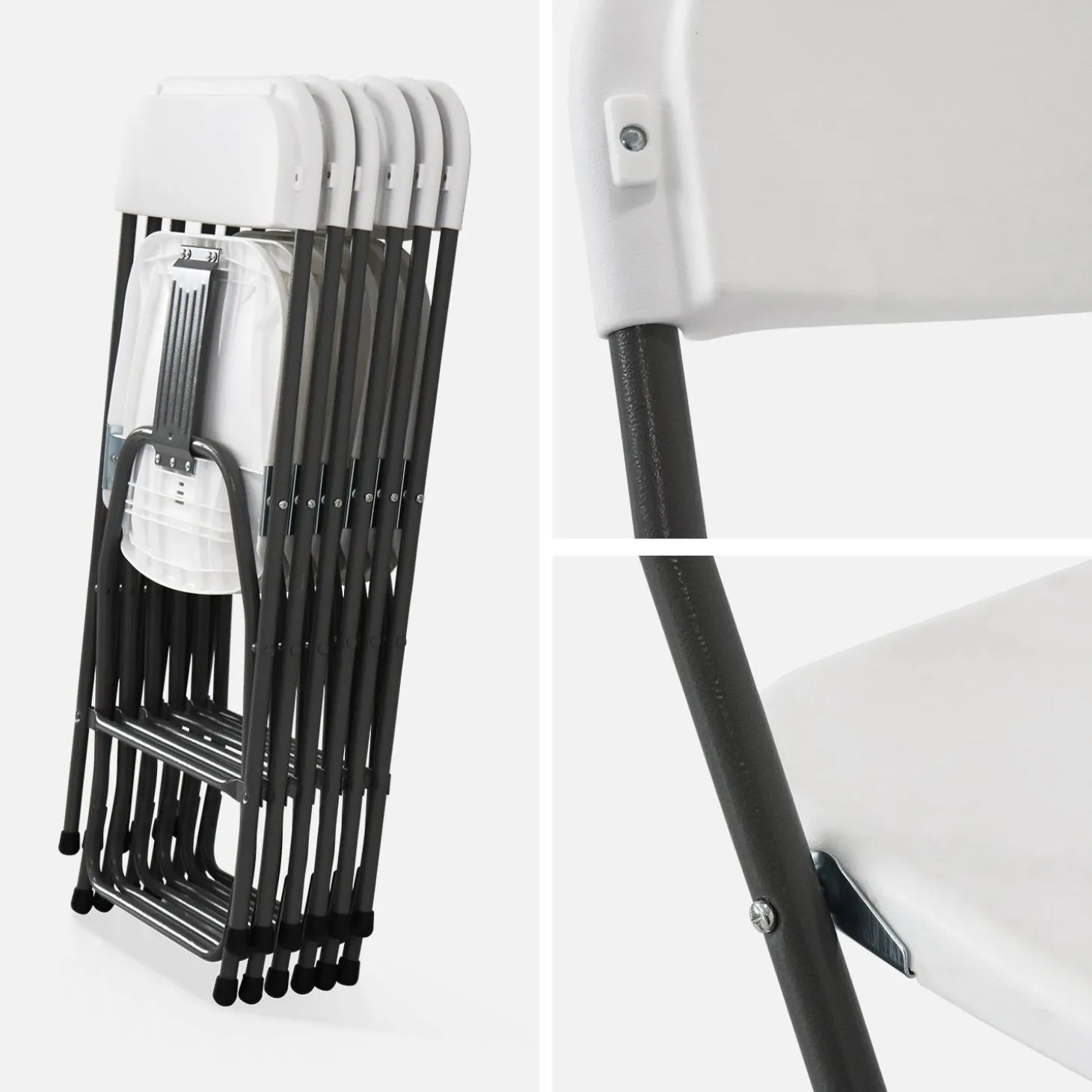 Opklapbare receptie stoel (set van 6)