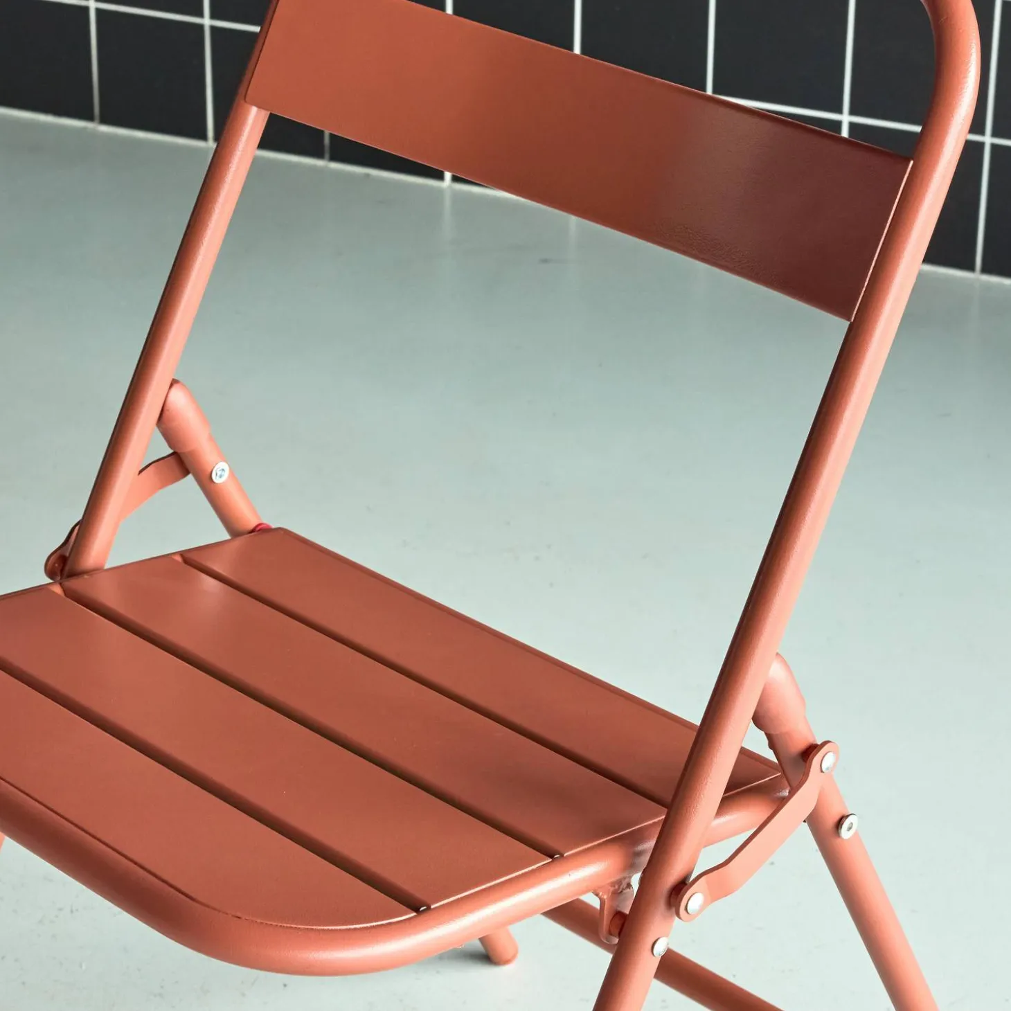 Opklapbare tuinstoelen metaal (set van 2)