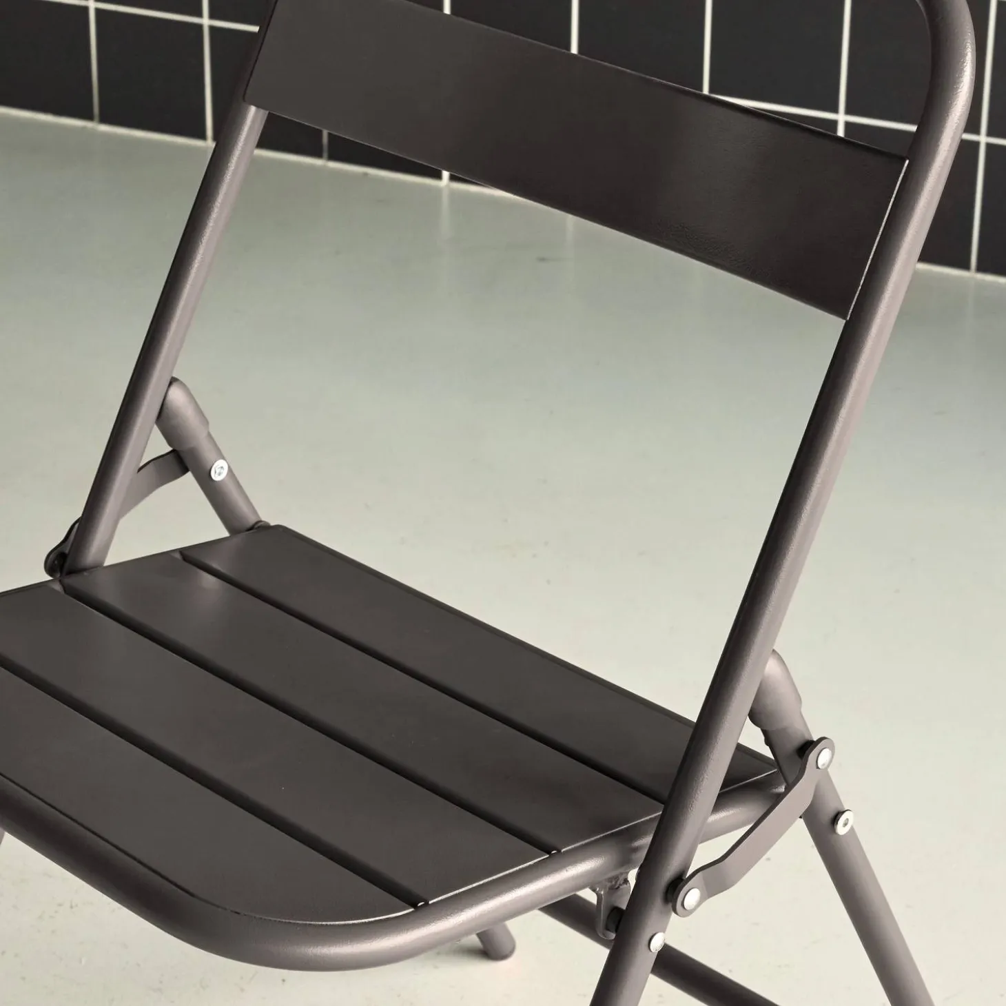 Opklapbare tuinstoelen metaal (set van 4)