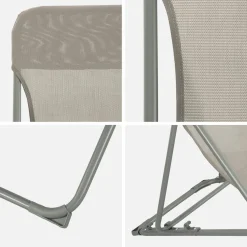 Opklapbare tuinstoel (set van 4)