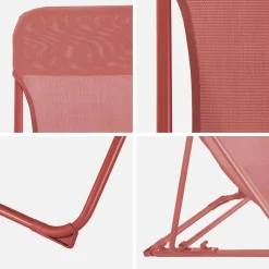 Opklapbare tuinstoel (set van 4)