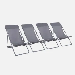 Opklapbare tuinstoel (set van 4)
