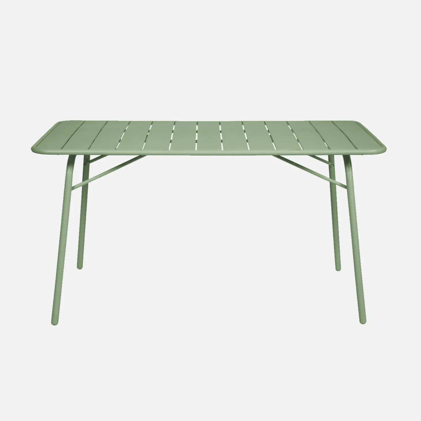 Opklapbare tuintafel met 6 opklapbare stoelen metaal
