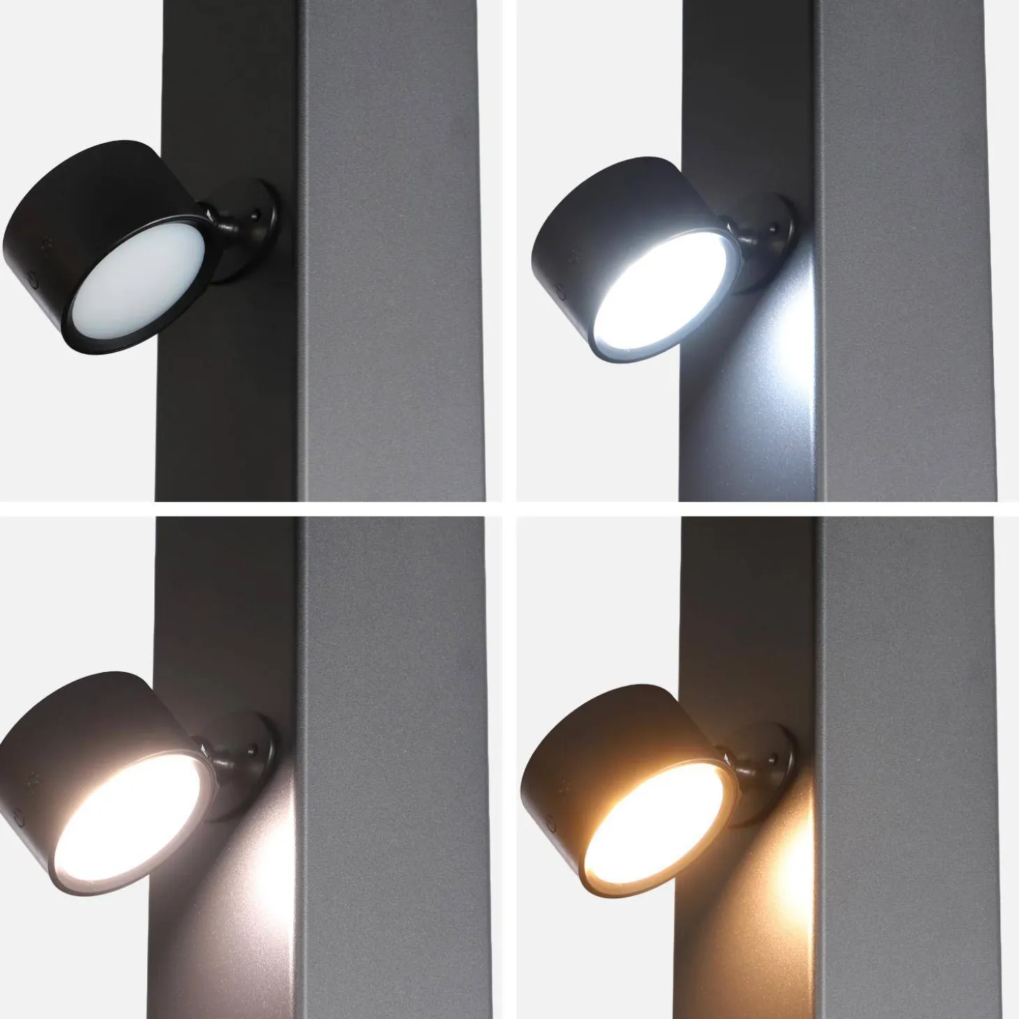 Oplaadbare lamp voor pergola (set van 2)
