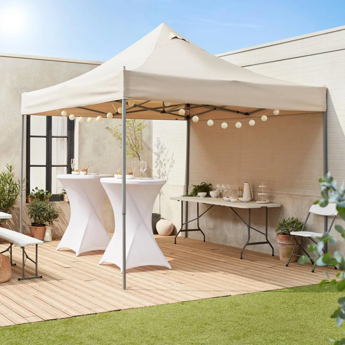 Opvouwbare partytent 3x3m - Tecto