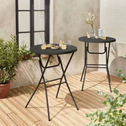 Opvouwbare staantafels (set van 2)