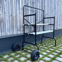 Opvouwbare steiger met twee niveaus