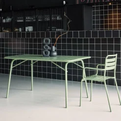 Opvouwbare tuintafel 6 plaatsen metaal