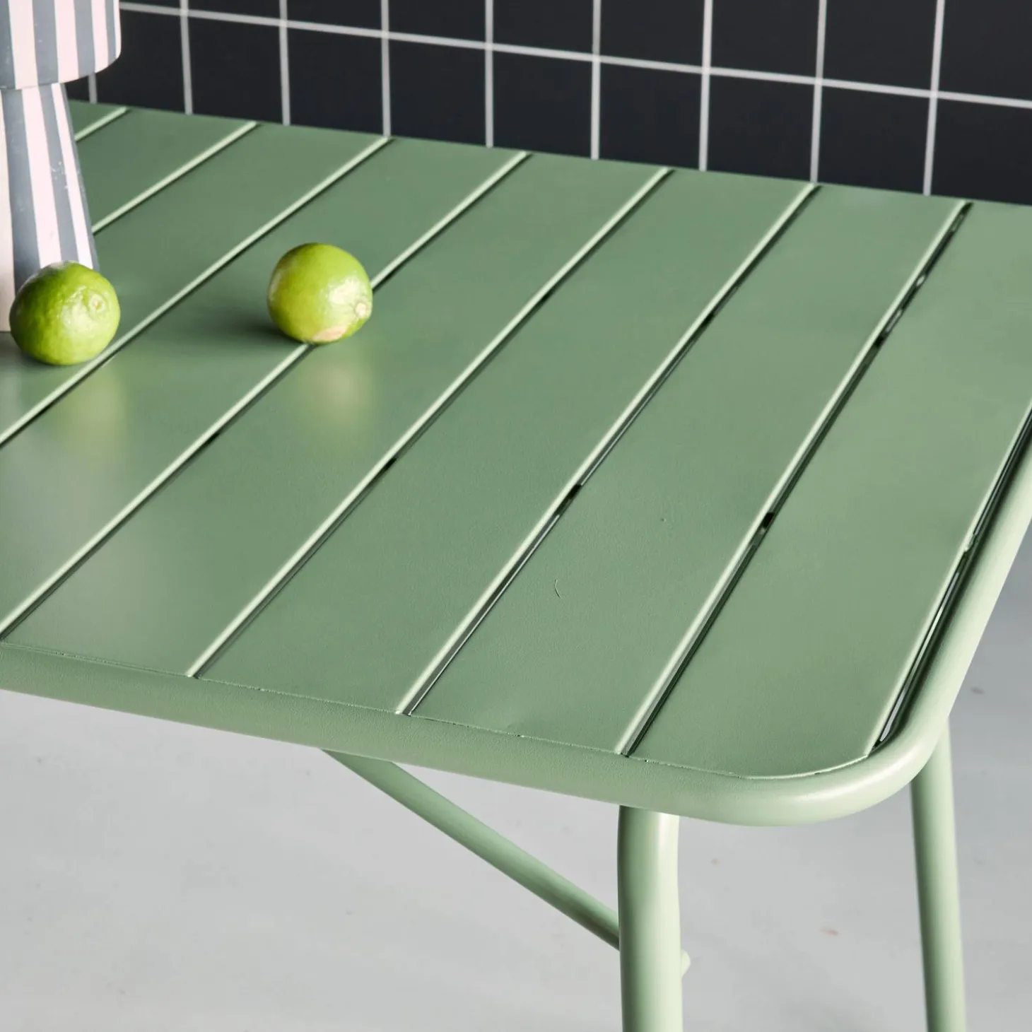 Opvouwbare tuintafel 6 plaatsen metaal