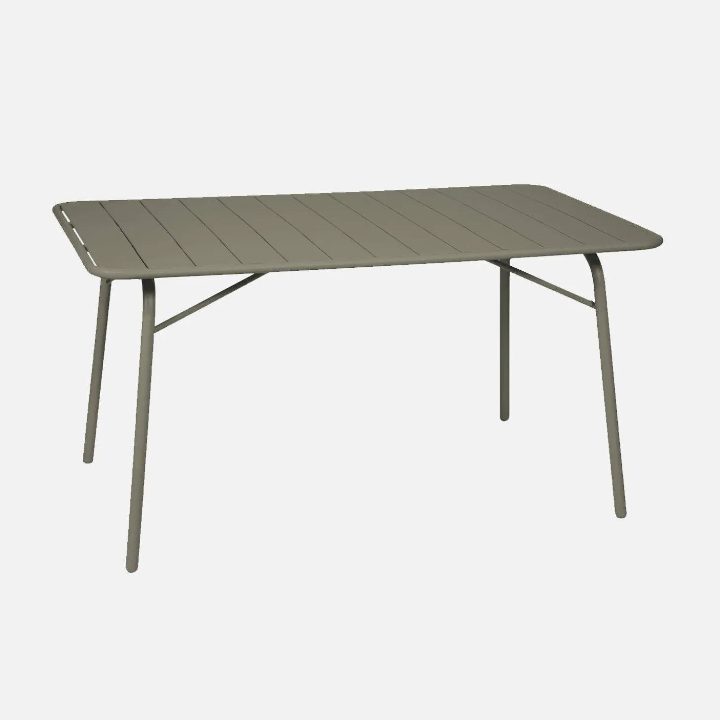 Opvouwbare tuintafel 6 plaatsen metaal