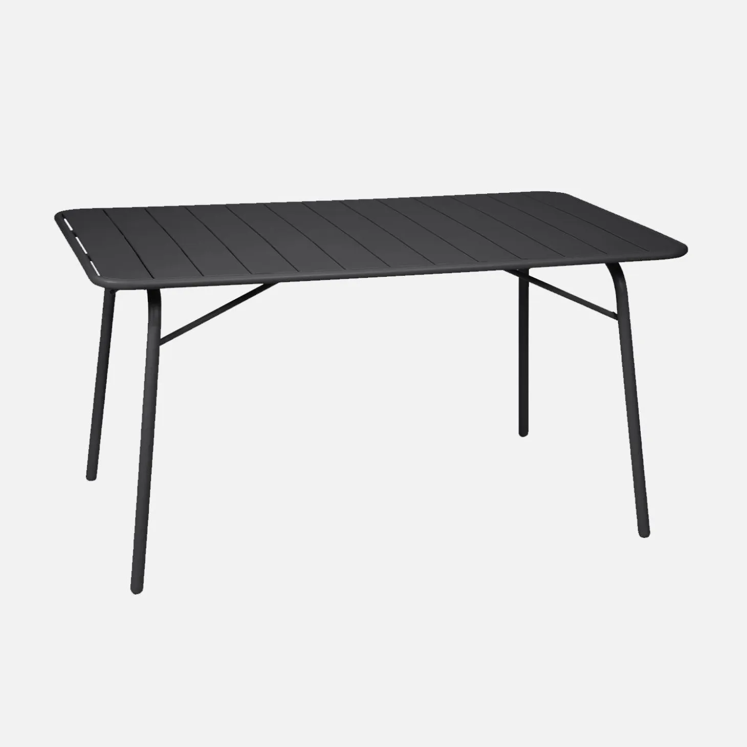 Opvouwbare tuintafel 6 plaatsen metaal