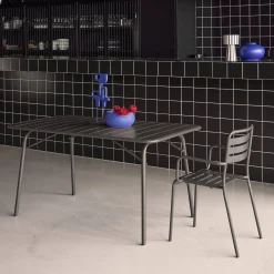 Opvouwbare tuintafel 6 plaatsen metaal
