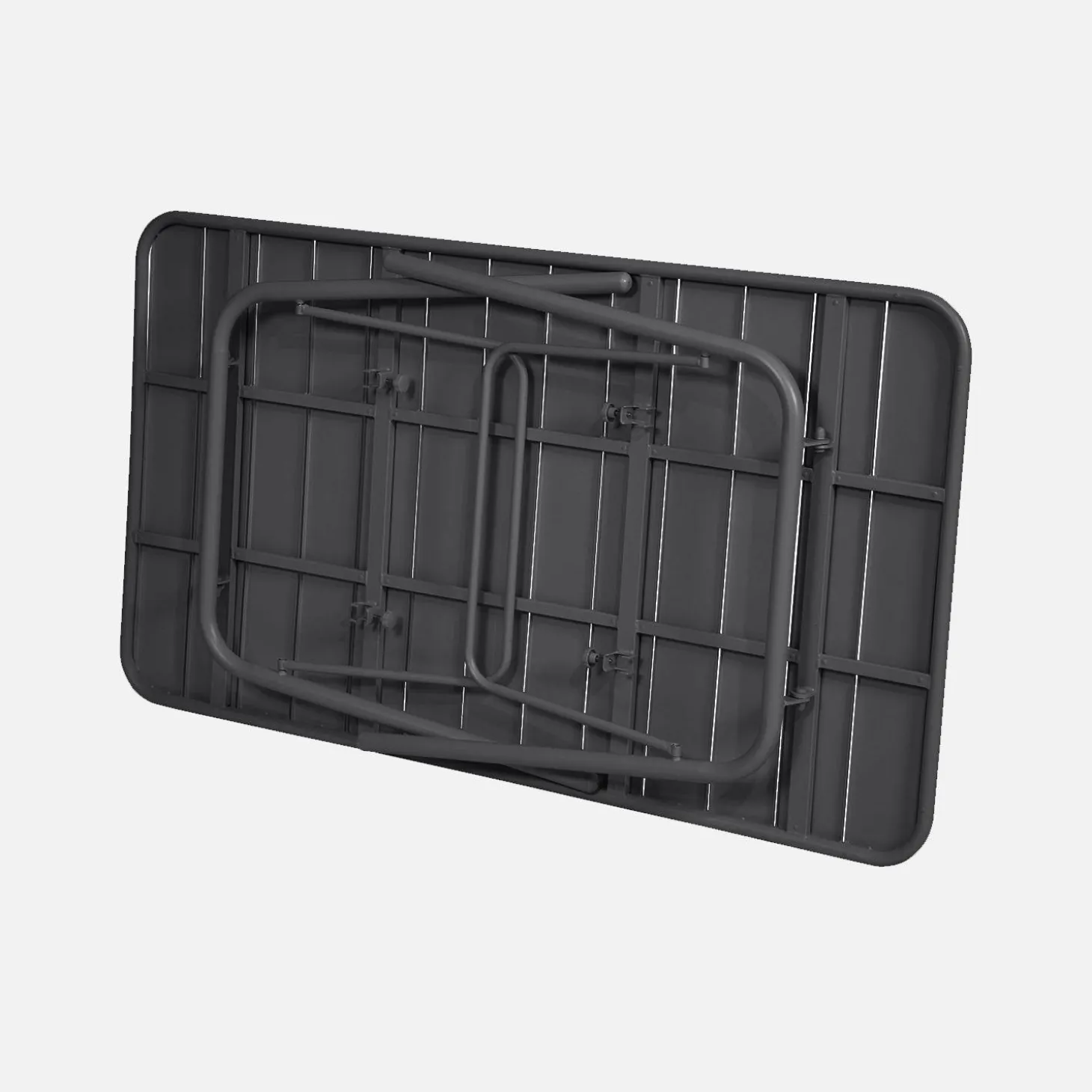 Opvouwbare tuintafel 6 plaatsen metaal