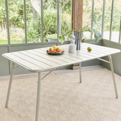 Opvouwbare tuintafel 6 plaatsen metaal