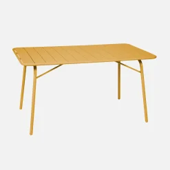 Opvouwbare tuintafel 6 plaatsen metaal