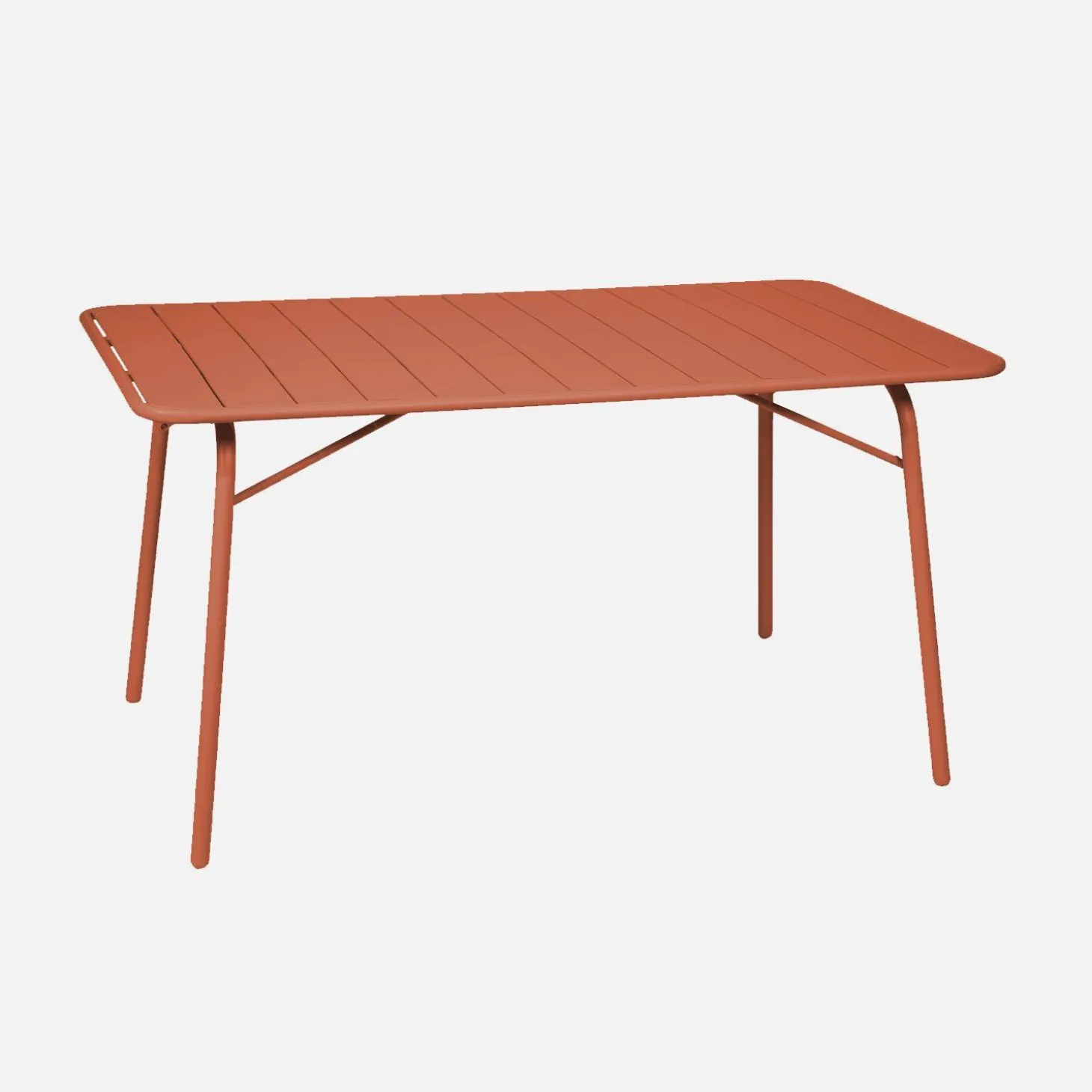 Opvouwbare tuintafel 6 plaatsen metaal