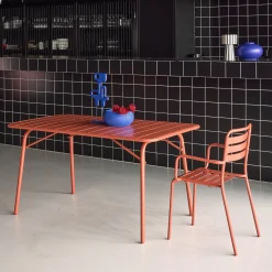 Opvouwbare tuintafel 6 plaatsen metaal