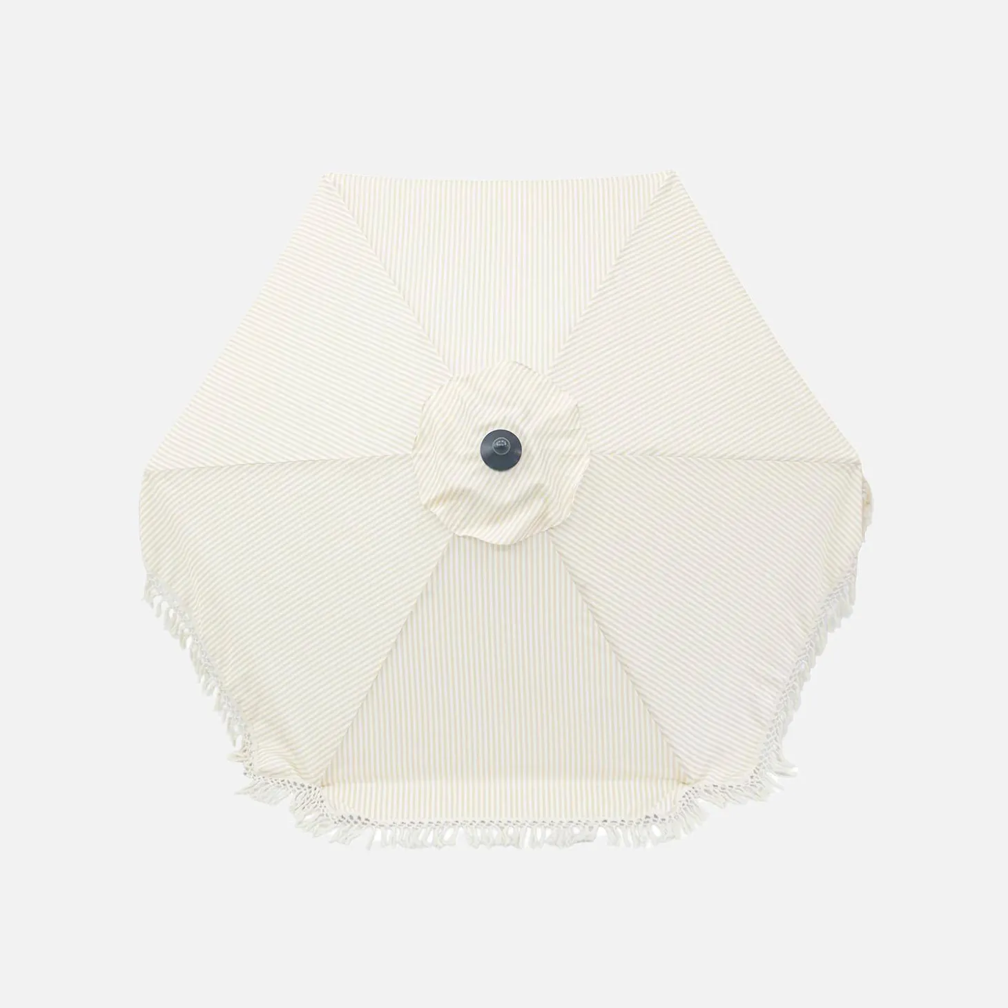 Parasol met franjes 2m staal