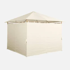 Paviljoen met gordijnen, 3x3m