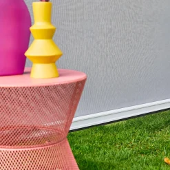 Pergola met lamellendak 4x3m met zonnescherm 4m