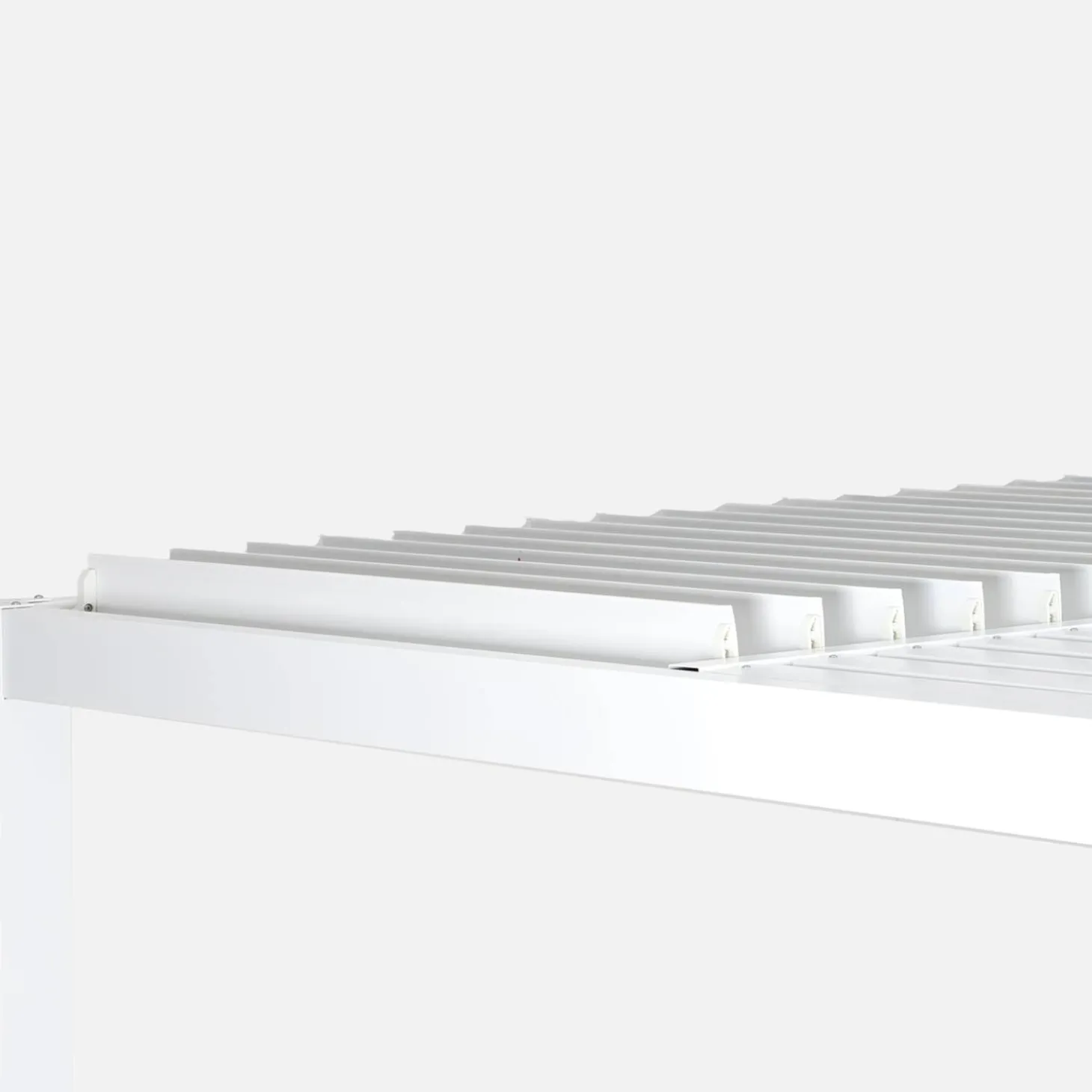 Pergola met lamellendak 3x3m met zonnescherm 3m