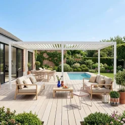 Pergola met lamellendak 6x3m verstelbare lamellen