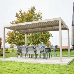 Pergola met lamellendak 4x3m verstelbare lamellen