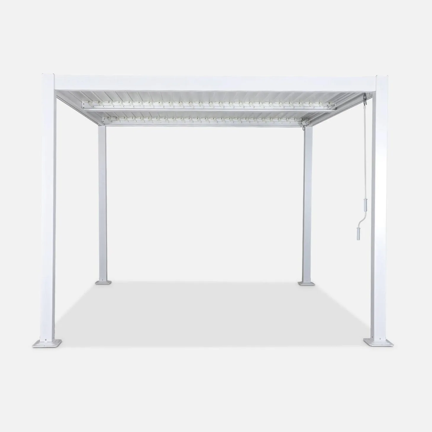 Pergola met lamellendak 3x3m verstelbare lamellen