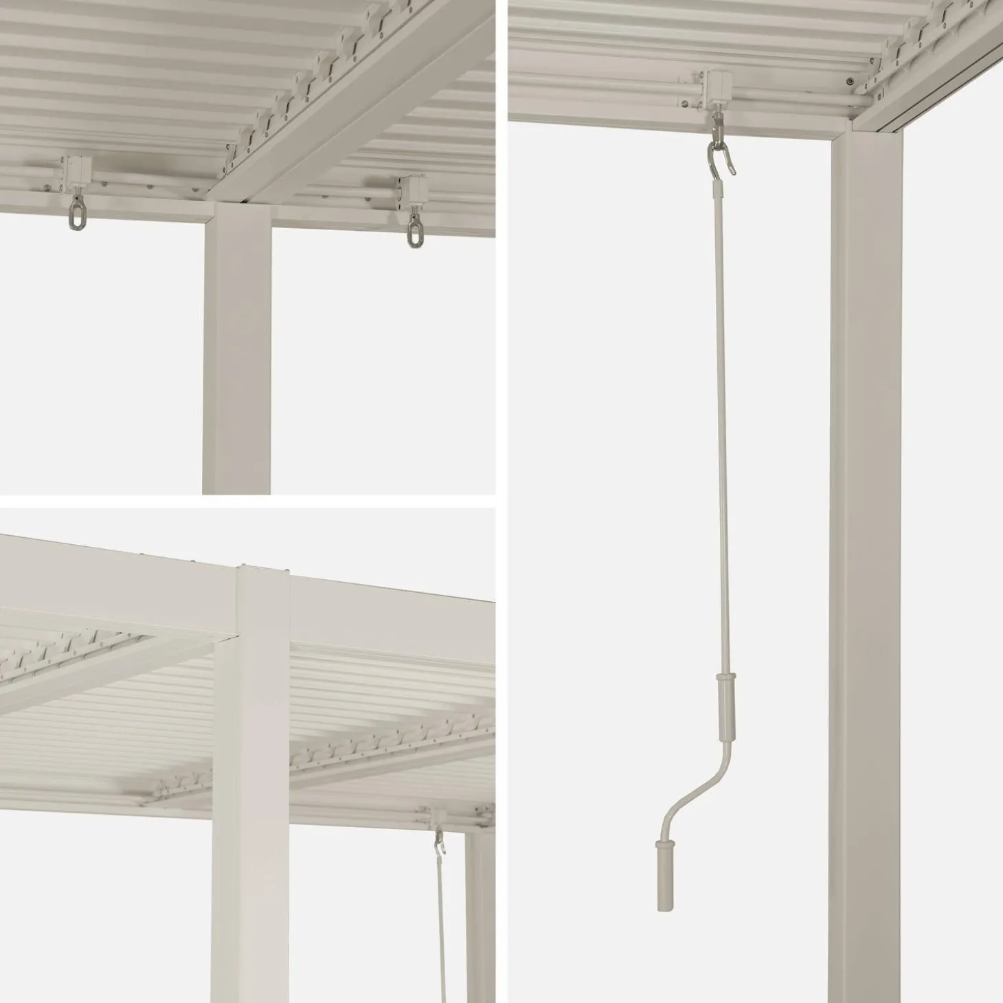 Pergola met lamellendak 6x3m verstelbare lamellen